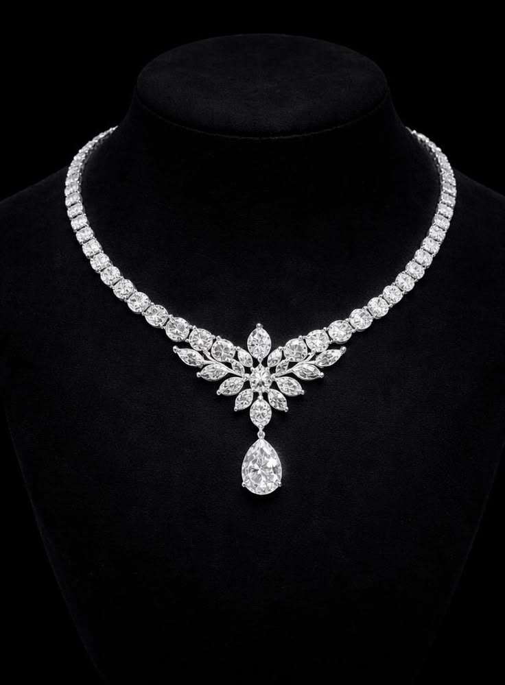 Silver necklaces